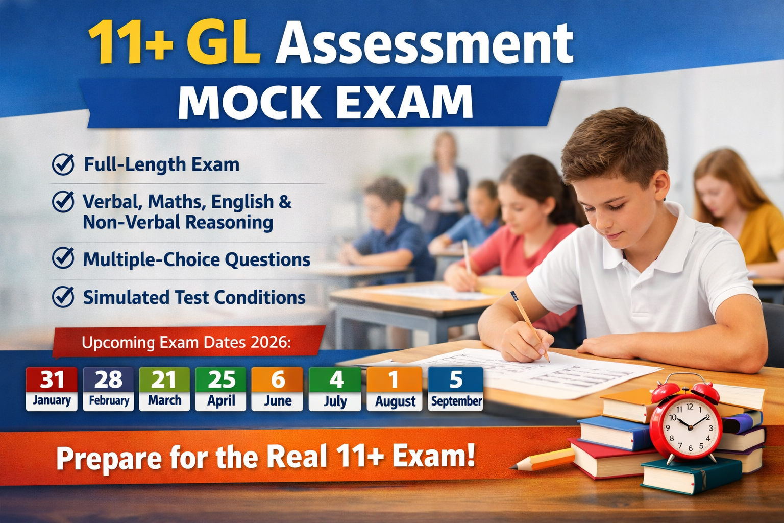 11+ GL Assessment Mock Exam (In-Person)
