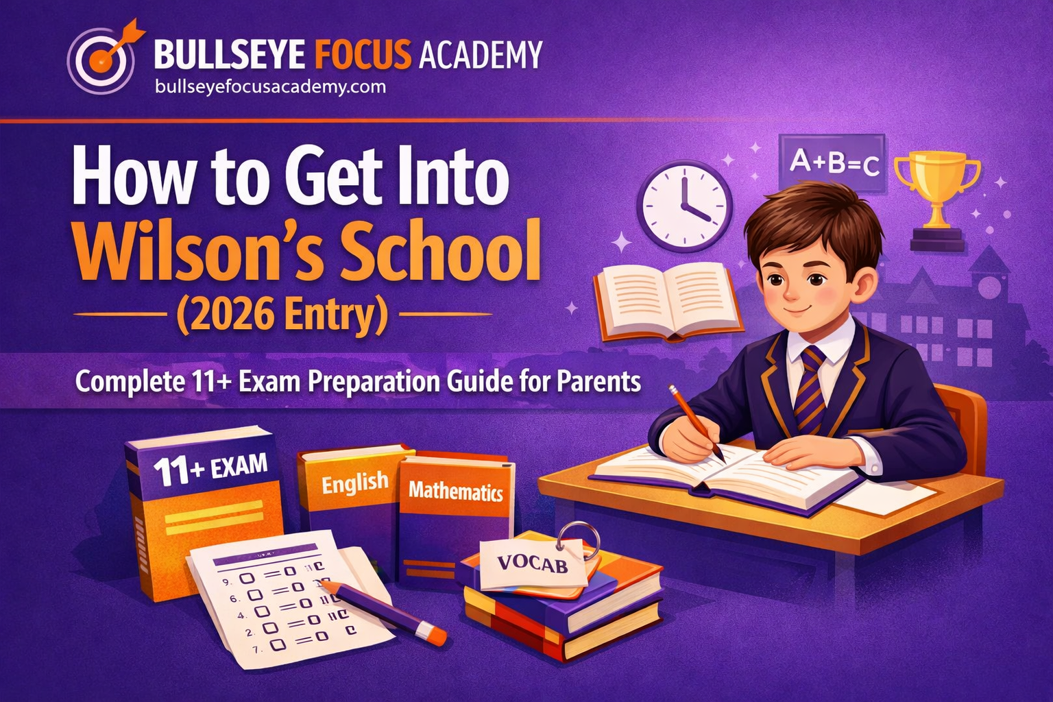 Wilson’s School 11+ SET exam preparation guide for parents 2026 entry