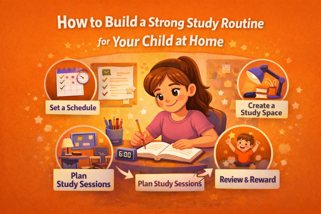 study routine for kids