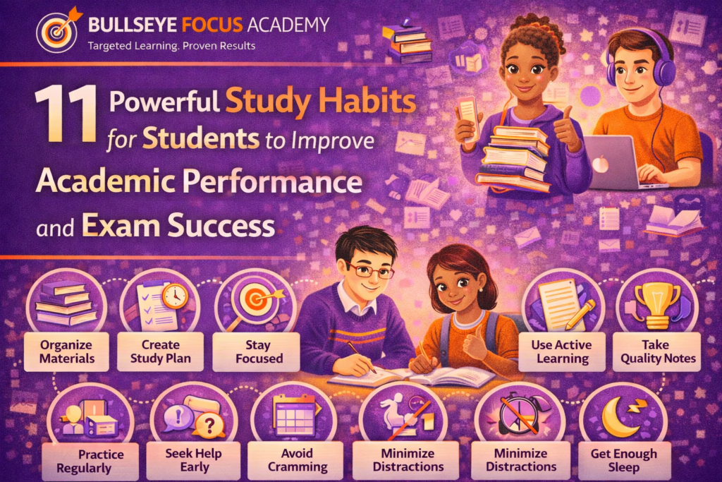study habits for students improving academic performance