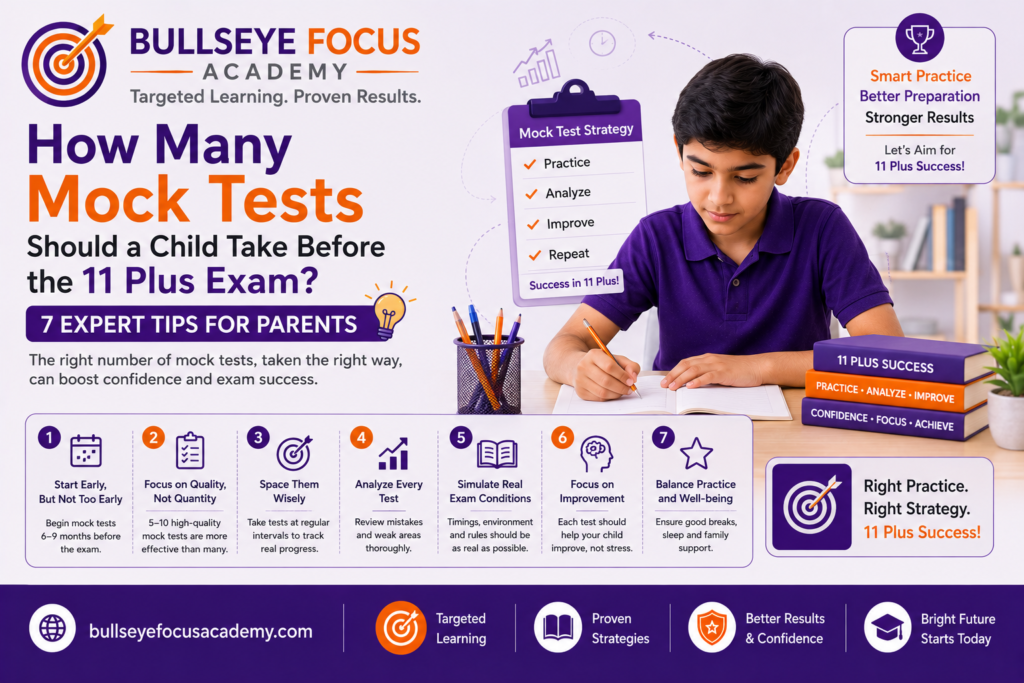 11 Plus Mock Tests for grammar school exam preparation