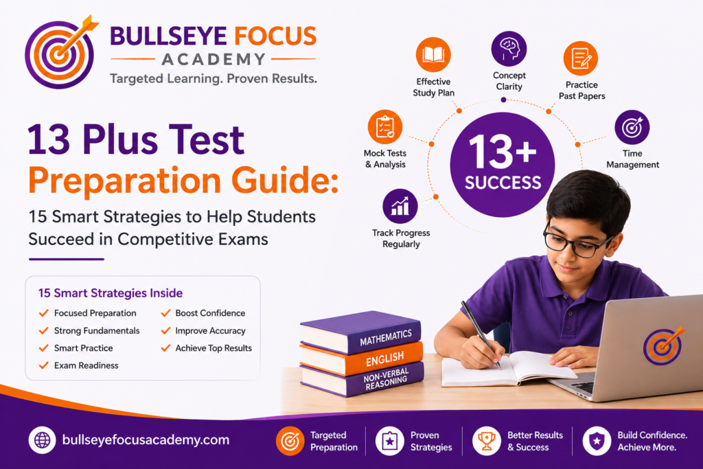 13 plus test preparation for students improving exam performance