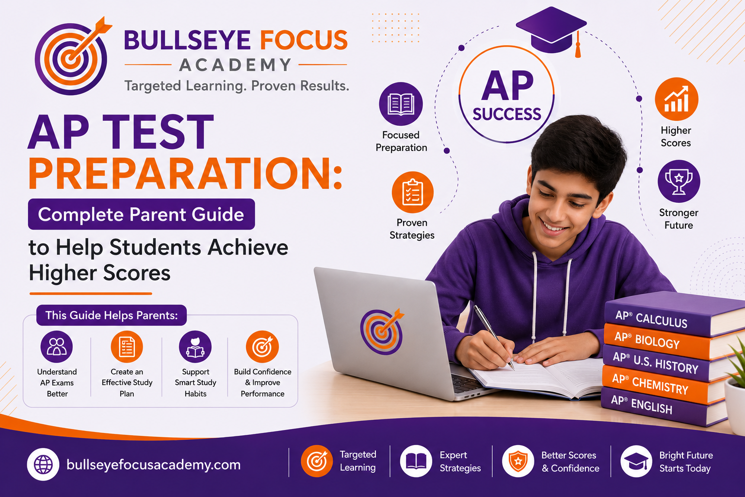 AP Test Preparation student studying for exam success